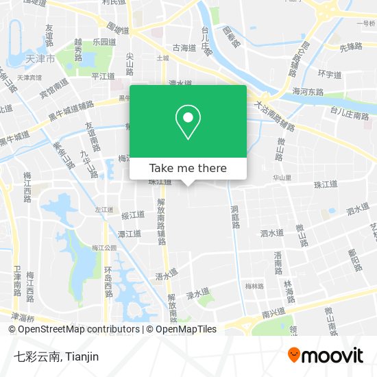 七彩云南 map