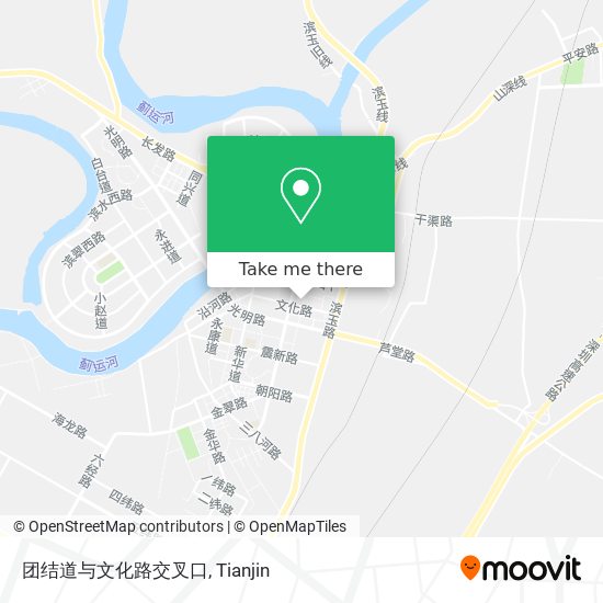 团结道与文化路交叉口 map