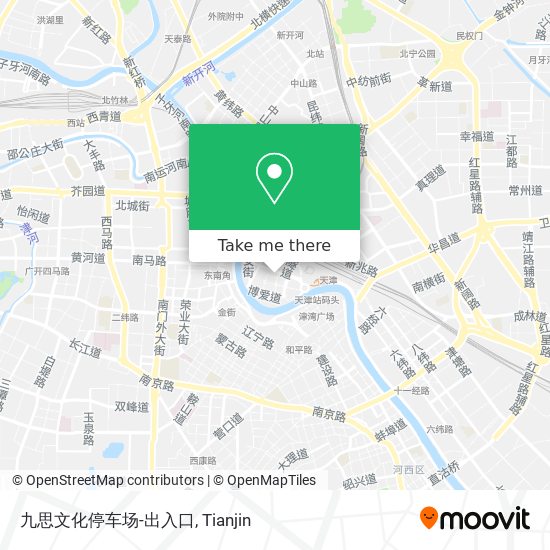 九思文化停车场-出入口 map