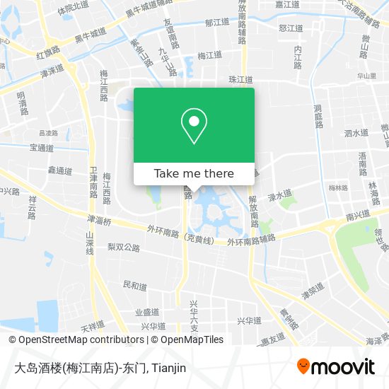 大岛酒楼(梅江南店)-东门 map