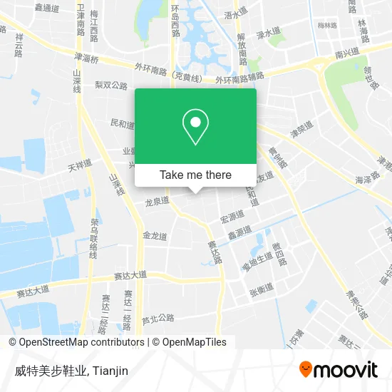 威特美步鞋业 map