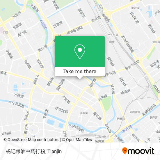 杨记粮油中药打粉 map