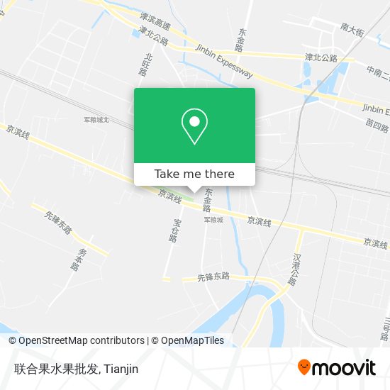 联合果水果批发 map