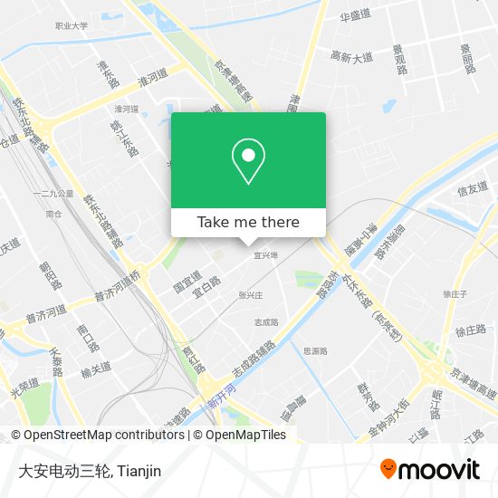 大安电动三轮 map