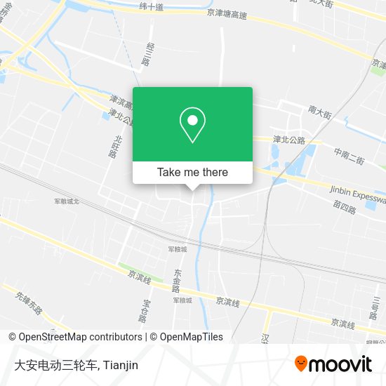 大安电动三轮车 map