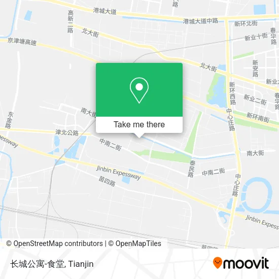 长城公寓-食堂 map