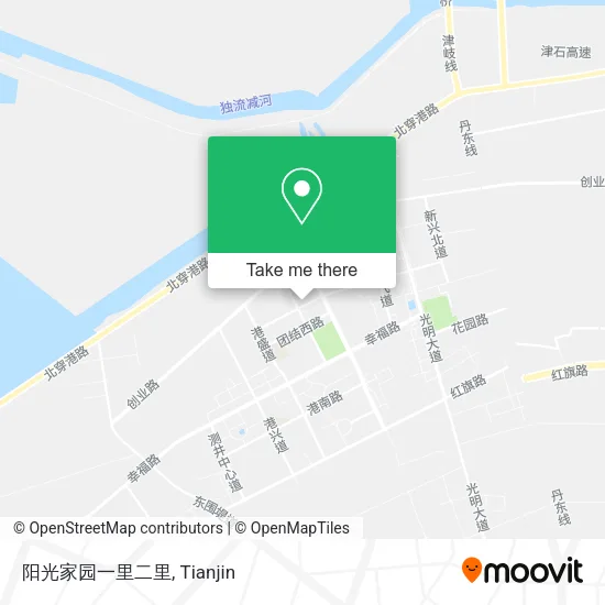 阳光家园一里二里 map