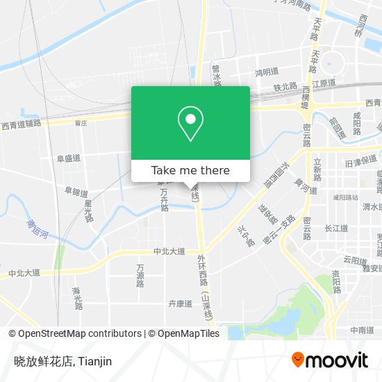 晓放鲜花店 map