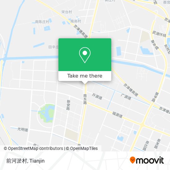 前河淤村 map