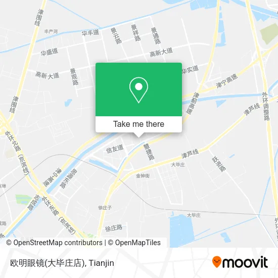 欧明眼镜(大毕庄店) map