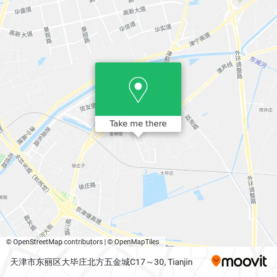 天津市东丽区大毕庄北方五金城C17～30 map