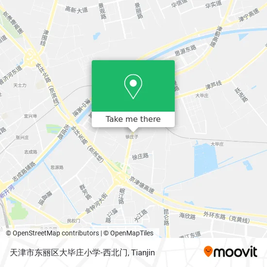 天津市东丽区大毕庄小学-西北门 map