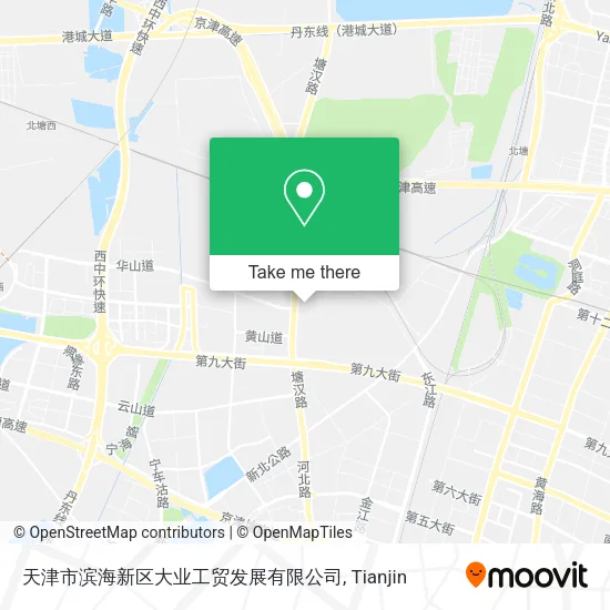 天津市滨海新区大业工贸发展有限公司 map