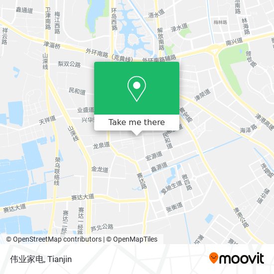 伟业家电 map