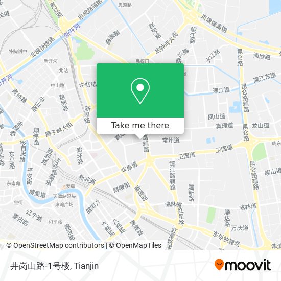 井岗山路-1号楼 map