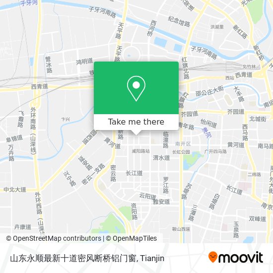 山东永顺最新十道密风断桥铝门窗 map