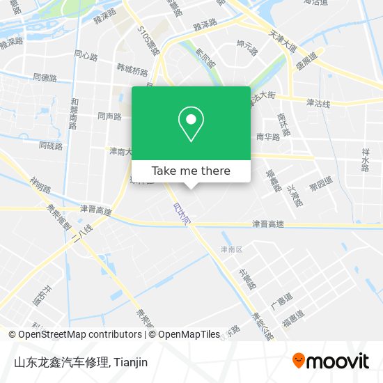 山东龙鑫汽车修理 map