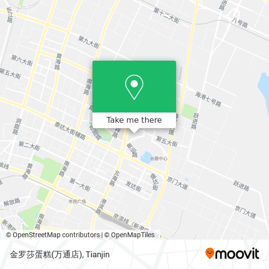 金罗莎蛋糕(万通店) map