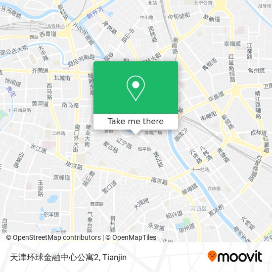 天津环球金融中心公寓2 map