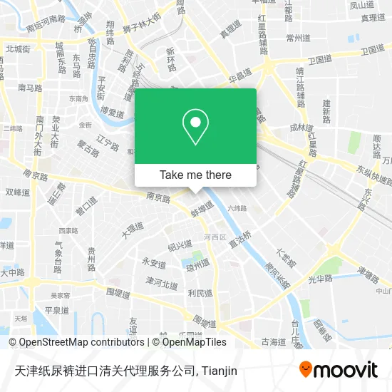 天津纸尿裤进口清关代理服务公司 map