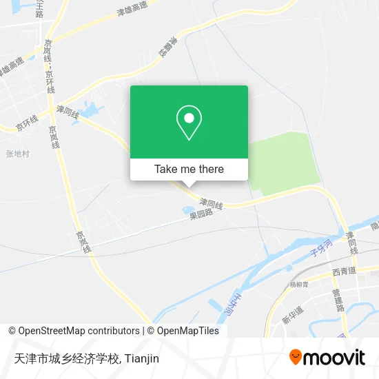 天津市城乡经济学校 map