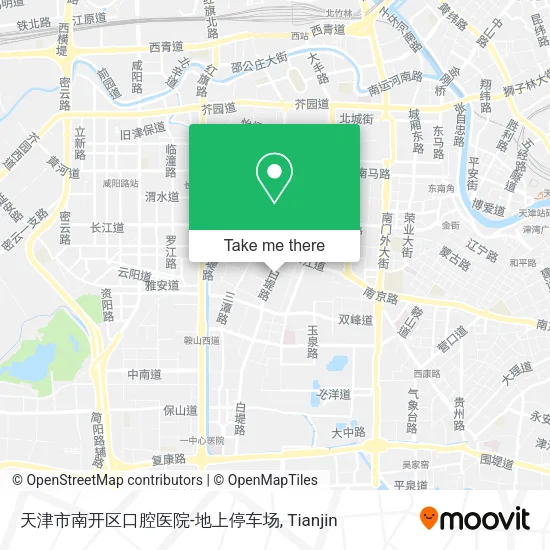 天津市南开区口腔医院-地上停车场 map