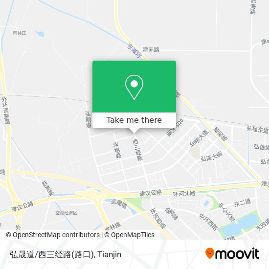 弘晟道/西三经路(路口) map