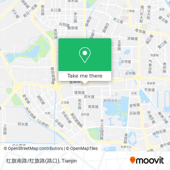 红旗南路/红旗路(路口) map