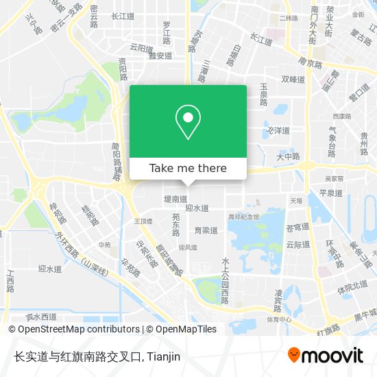 长实道与红旗南路交叉口 map