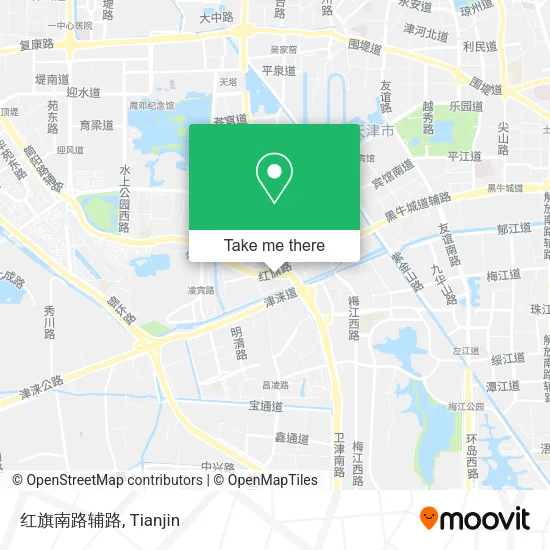 红旗南路辅路 map