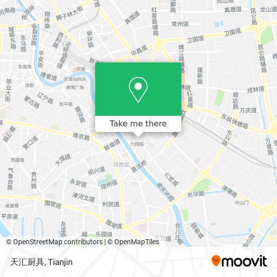天汇厨具 map