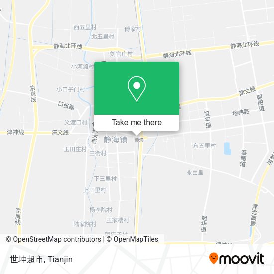 世坤超市 map