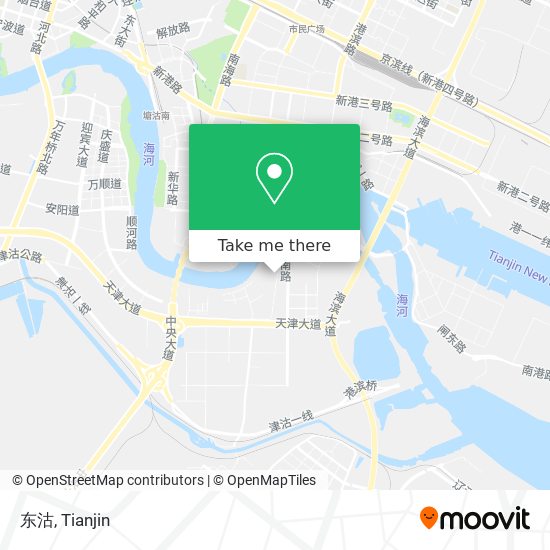 东沽 map