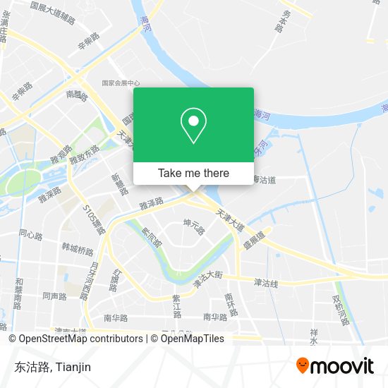 东沽路 map