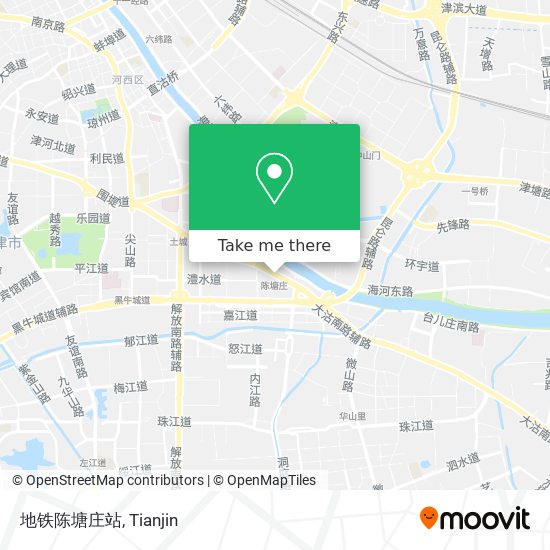 地铁陈塘庄站 map