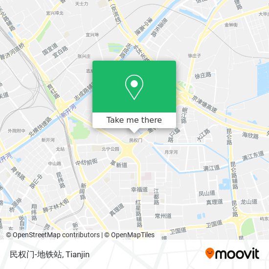 民权门-地铁站 map