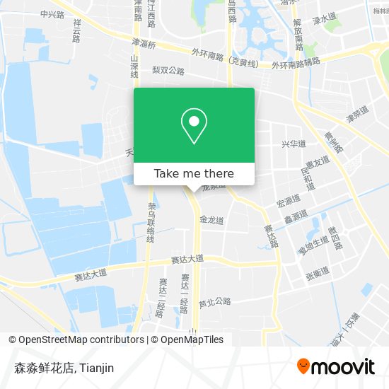 森淼鲜花店 map