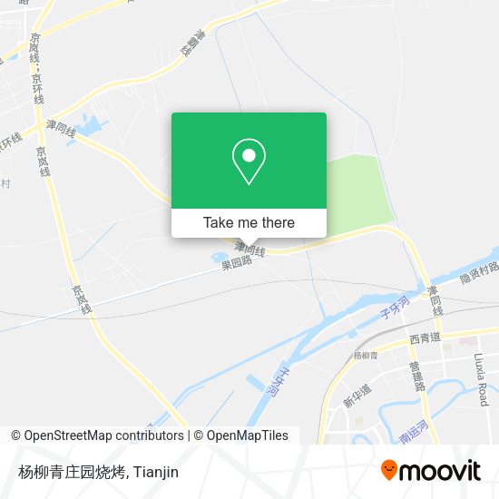 杨柳青庄园烧烤 map