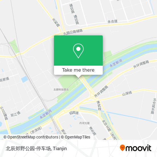 北辰郊野公园-停车场 map