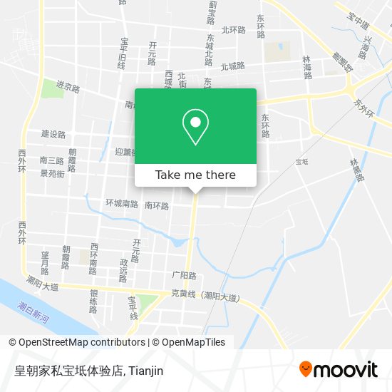 皇朝家私宝坻体验店 map