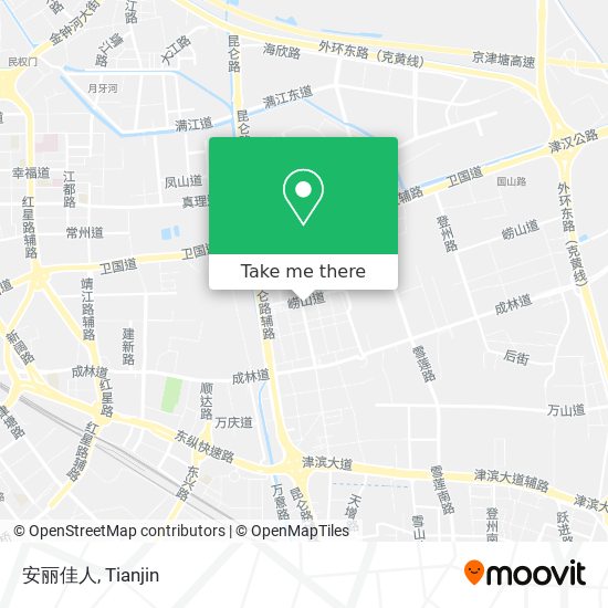 安丽佳人 map