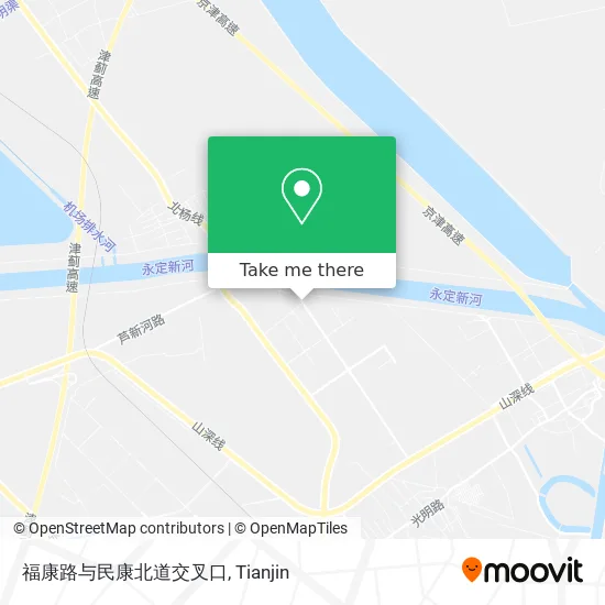 福康路与民康北道交叉口 map