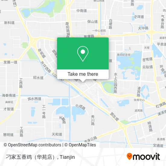 刁家五香鸡（华苑店） map