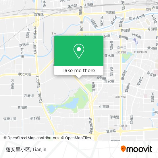 莲安里小区 map
