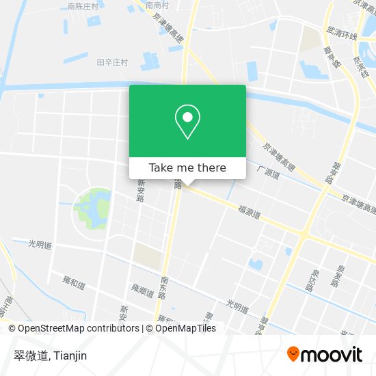 翠微道 map