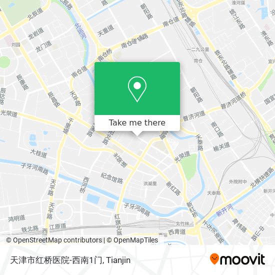 天津市红桥医院-西南1门 map