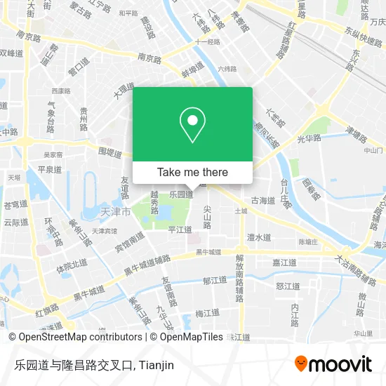 乐园道与隆昌路交叉口 map