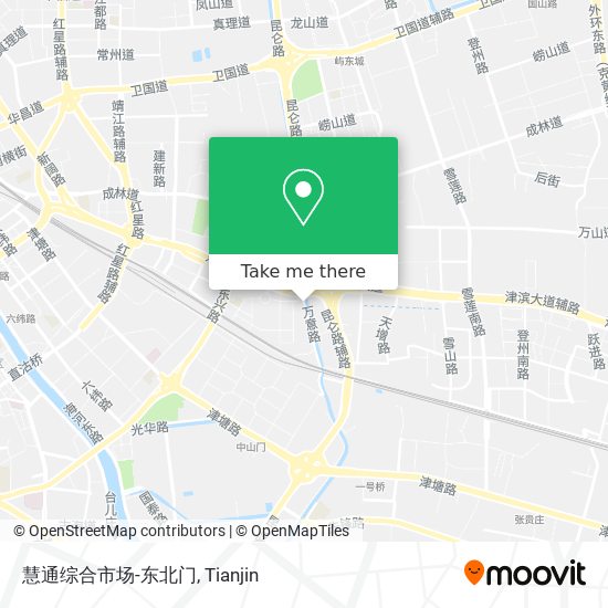 慧通综合市场-东北门 map
