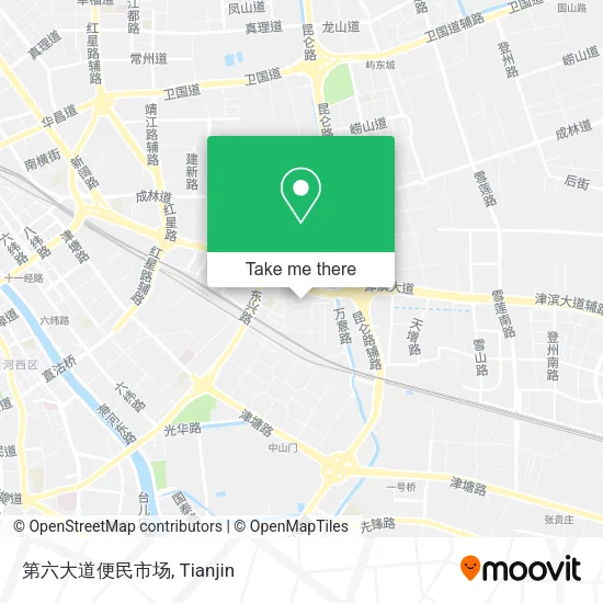 第六大道便民市场 map