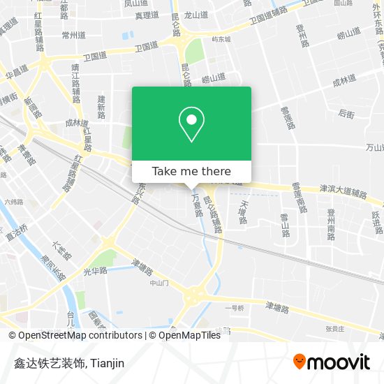 鑫达铁艺装饰 map
